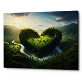 Love for Nature Canvas Wall Art Print And Mounted