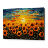 Sun Lovers Canvas Wall Art Print And Mounted