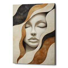 The Geometry Of Sigh Canvas Wall Art Print And Mounted