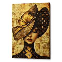Designers Muse Canvas Wall Art Print And Mounted