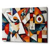 Fragmented Harmony Canvas Wall Art Print And Mounted