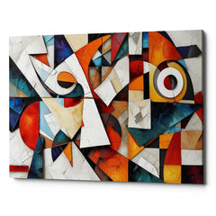 Fragmented Harmony Canvas Wall Art Print And Mounted