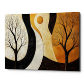 Harmony Of Opposites Canvas Wall Art Print And Mounted
