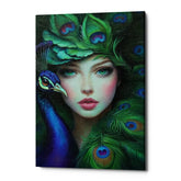 Feathered Dream Canvas Wall Art Print And Mounted