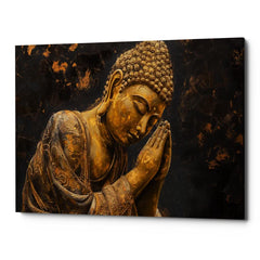 Ancestral Budha Peace Canvas Wall Art Print And Mounted