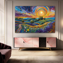 Dreams of Chromatic Canvas Wall Art Print And Mounted