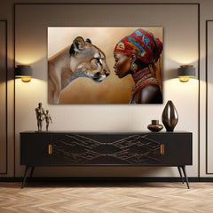 Whispers of the Wild Soul Canvas Wall Art Print And Mounted