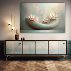Bloom and Flow Canvas Wall Art Print And Mounted