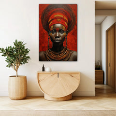 Zahara Toure Canvas Wall Art Print And Mounted