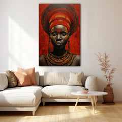 Zahara Toure Canvas Wall Art Print And Mounted