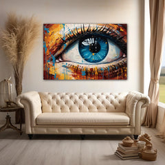 Captivating Gaze Canvas Wall Art Print And Mounted