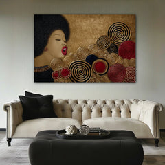 Circles of the Groove Canvas Wall Art Print And Mounted