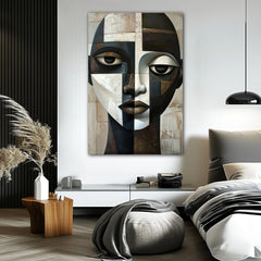 Dissociated Harmony Canvas Wall Art Print And Mounted