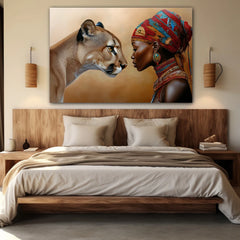 Whispers of the Wild Soul Canvas Wall Art Print And Mounted