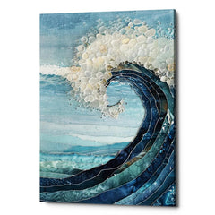 Dynamic Ocean Wave Canvas Wall Art Print And Mounted
