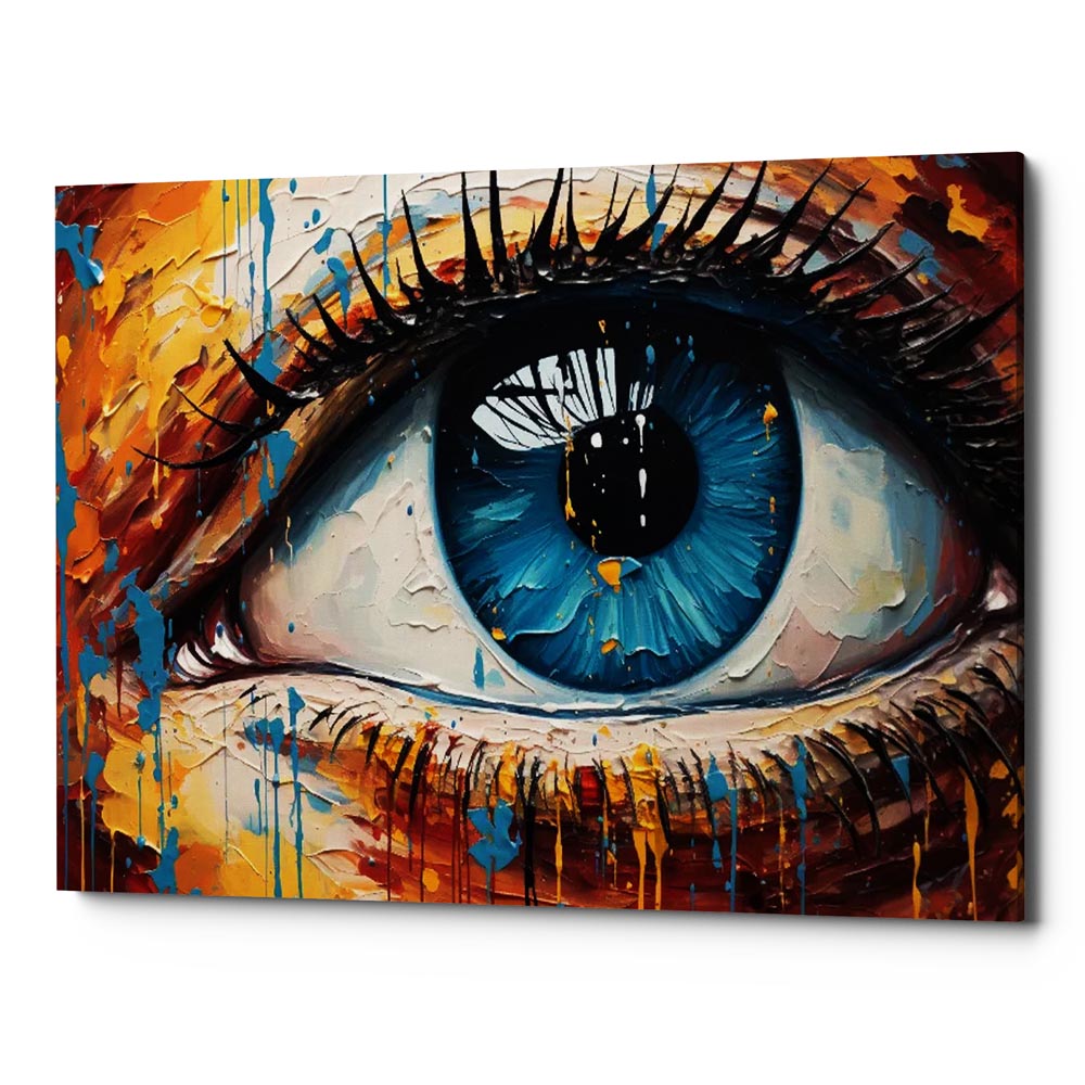 Captivating Gaze Canvas Wall Art Print And Mounted
