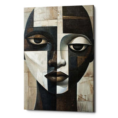 Dissociated Harmony Canvas Wall Art Print And Mounted