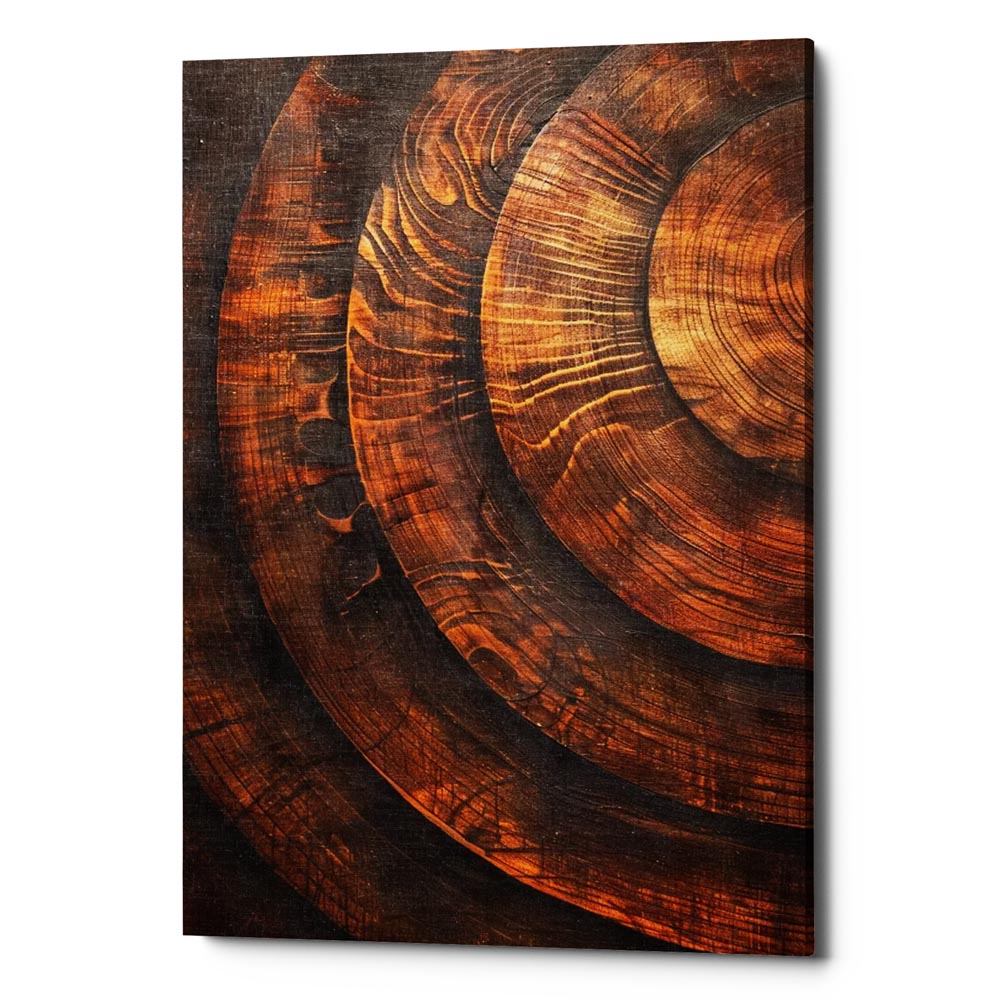 Echoes Of Time Canvas Wall Art Print And Mounted