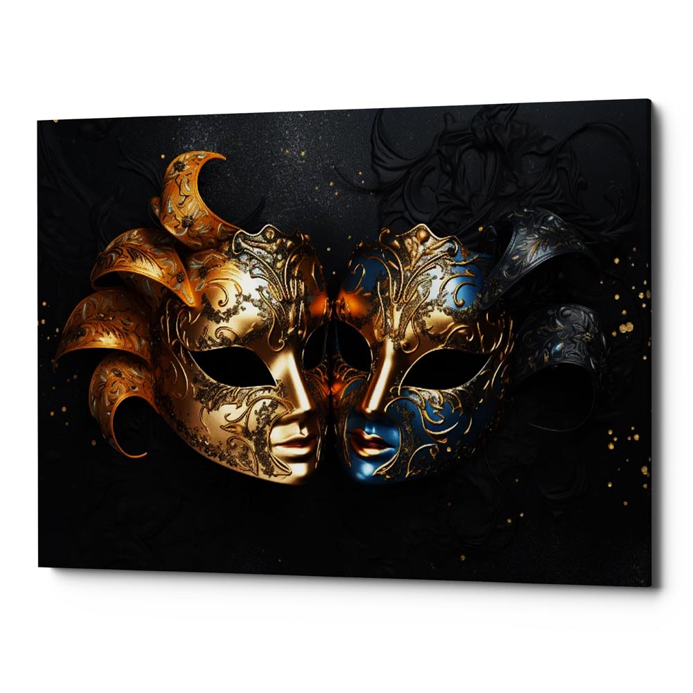 The Two Faces Of Truth Canvas Wall Art Print And Mounted