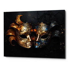 The Two Faces Of Truth Canvas Wall Art Print And Mounted