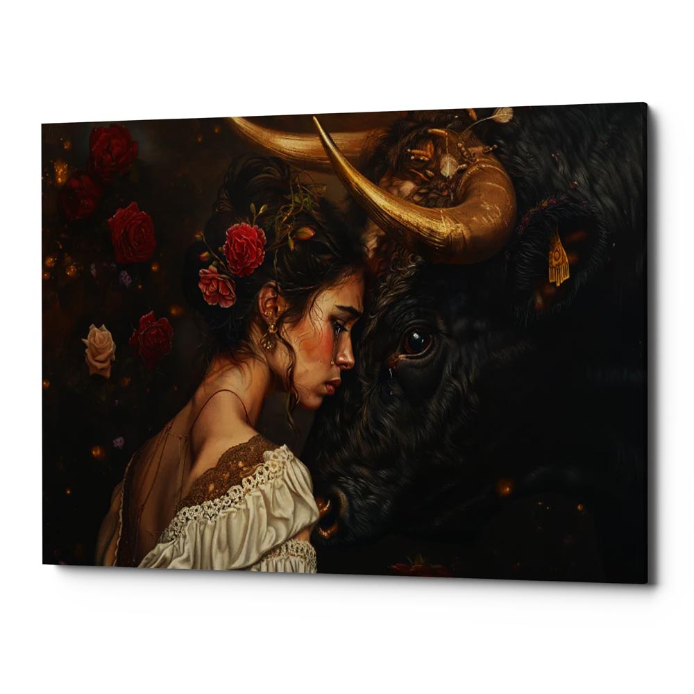 Favorite Companion Canvas Wall Art Print And Mounted