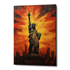 Aura Of Hope NewYork Canvas Wall Art Print And Mounted