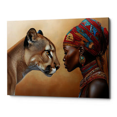 Whispers of the Wild Soul Canvas Wall Art Print And Mounted