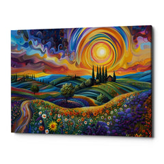 Dreams of Chromatic Canvas Wall Art Print And Mounted