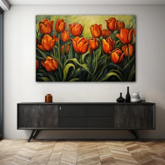 Reflections of Spring Canvas Wall Art Print And Mounted