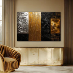 Textures Of Time Canvas Wall Art Print And Mounted