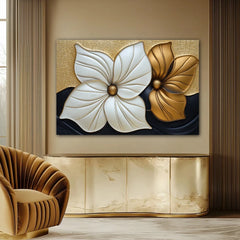 Baroque Blooming Canvas Wall Art Print And Mounted