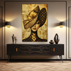 Designers Muse Canvas Wall Art Print And Mounted