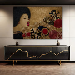 Circles of the Groove Canvas Wall Art Print And Mounted