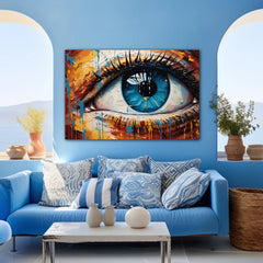 Captivating Gaze Canvas Wall Art Print And Mounted