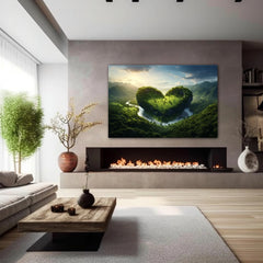Love for Nature Canvas Wall Art Print And Mounted
