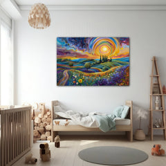 Dreams of Chromatic Canvas Wall Art Print And Mounted