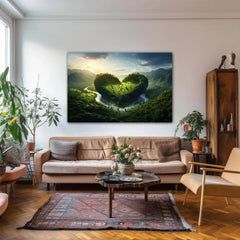 Love for Nature Canvas Wall Art Print And Mounted