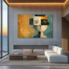 Facets Of Being Canvas Wall Art Print And Mounted