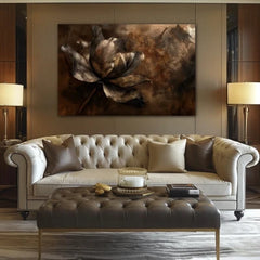 Copper Whispers Canvas Wall Art Print And Mounted