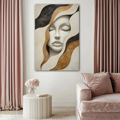 The Geometry Of Sigh Canvas Wall Art Print And Mounted