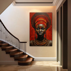 Zahara Toure Canvas Wall Art Print And Mounted