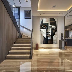 Dissociated Harmony Canvas Wall Art Print And Mounted