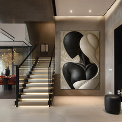 Between Shadows And Lights Canvas Wall Art Print And Mounted