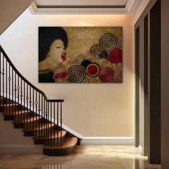 Circles of the Groove Canvas Wall Art Print And Mounted