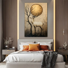 Golden Roots Canvas Wall Art Print And Mounted