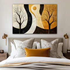 Harmony Of Opposites Canvas Wall Art Print And Mounted