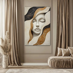 The Geometry Of Sigh Canvas Wall Art Print And Mounted