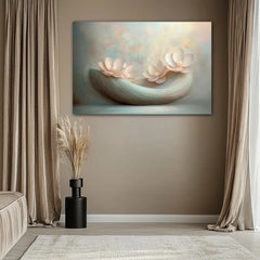 Bloom and Flow Canvas Wall Art Print And Mounted