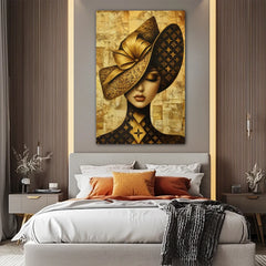 Designers Muse Canvas Wall Art Print And Mounted