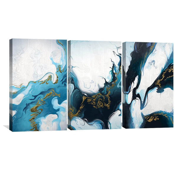 Nordic River Canvas Abstract Canvas Wall Art For Living Room Bedroom Office Home Decoration